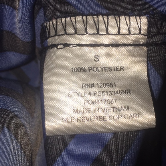 Pink Rose dress size small chevron print - Picture 8 of 8